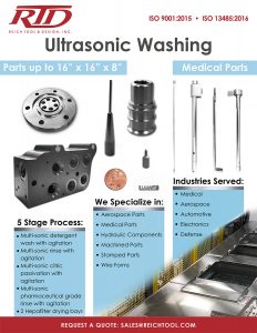 Ultrasonic Washing Brochure For OEMs and Medical Manufacturers